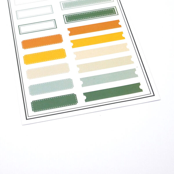 Etiquettes à découper cadre "Citrouilles" – Image 3