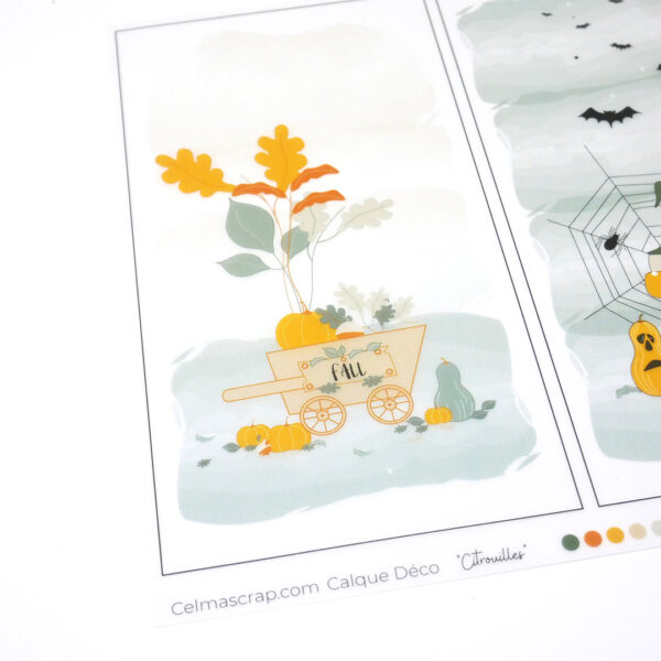 Calque déco "Citrouilles" – Image 4