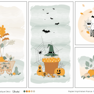 Calque déco "Citrouilles"