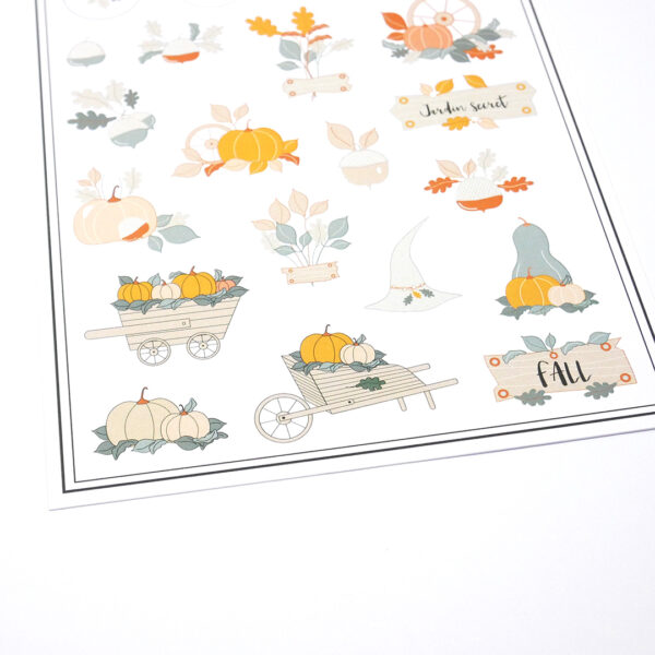 Etiquettes à découper Déco "Citrouilles" – Image 3