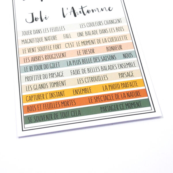 Etiquettes à découper mots "Citrouilles" – Image 3