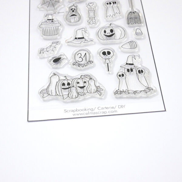 Tampons transparents "Halloween" – Image 4