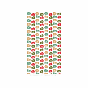 Calque Memory Noël étiquettes