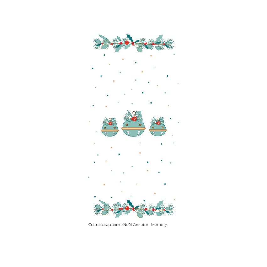 Calque Memory Noël Grelots
