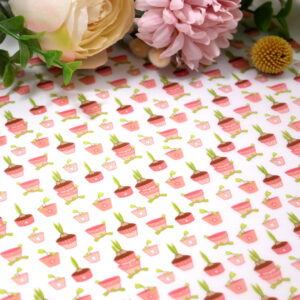 Alternative view of Calque petits pots "Petites pousses"