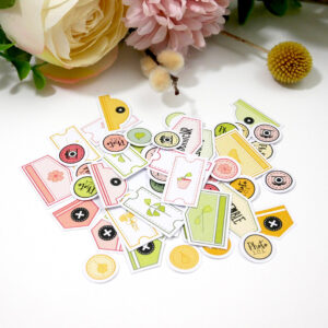 Alternative view of Etiquettes à découper Petites pousses "Onglets"