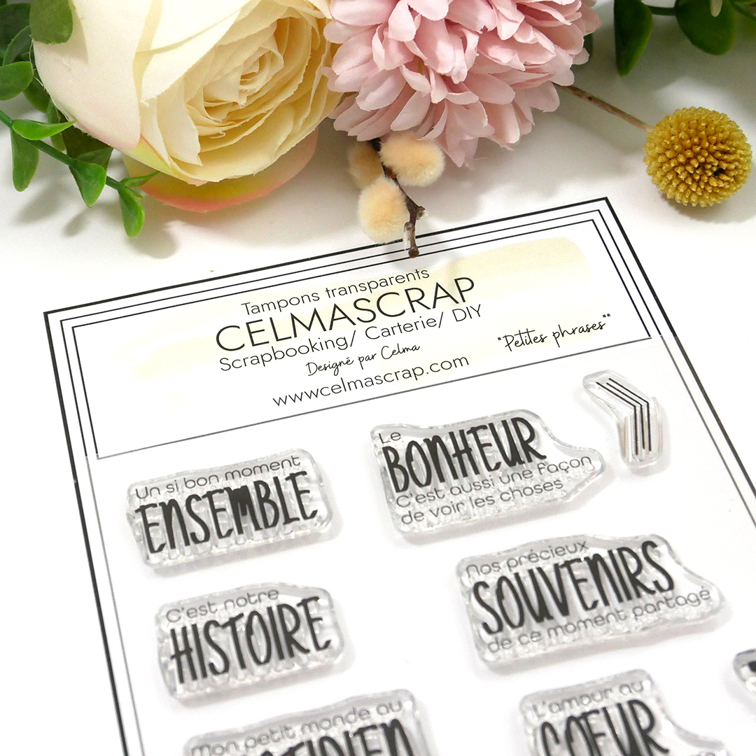 Tampons transparents "Petites phrases" – Image 2